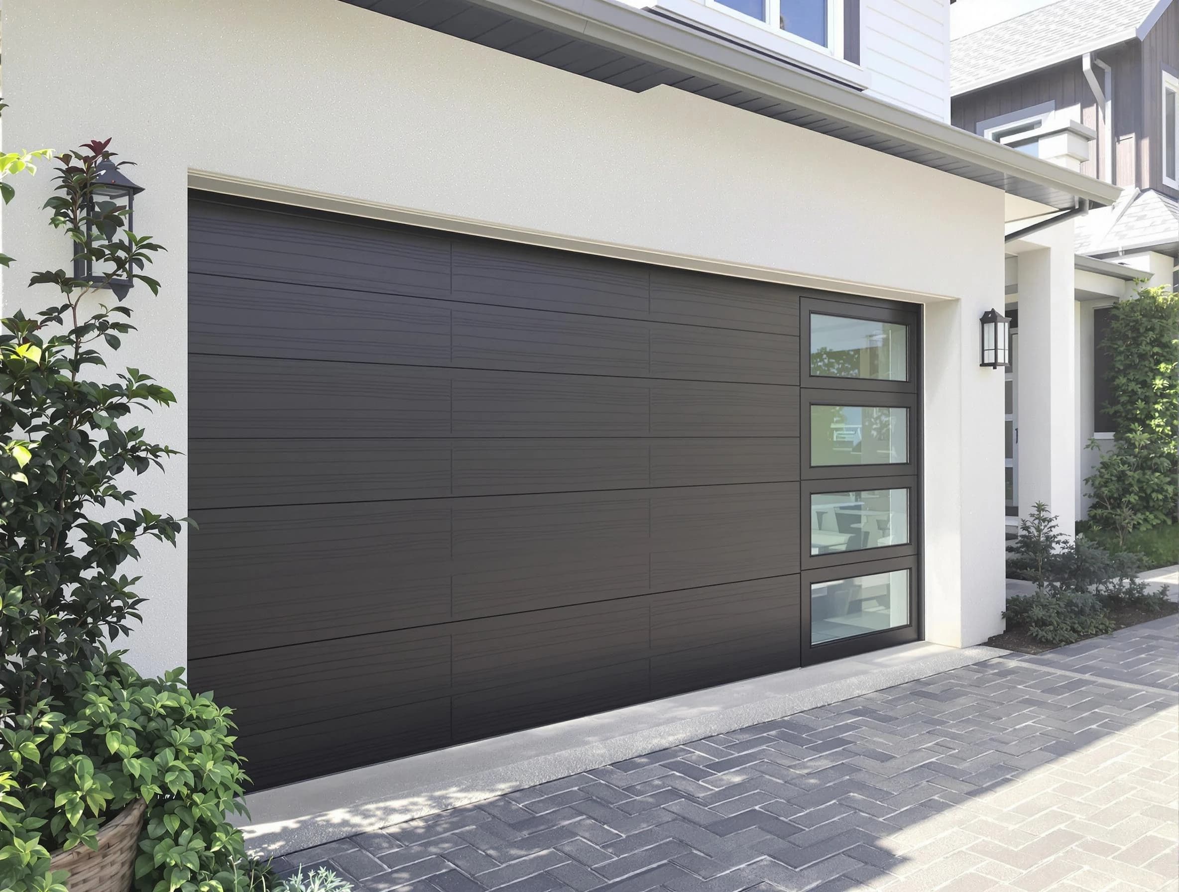 Custom garage door installation by Hiram Garage Door Repair in Hiram
