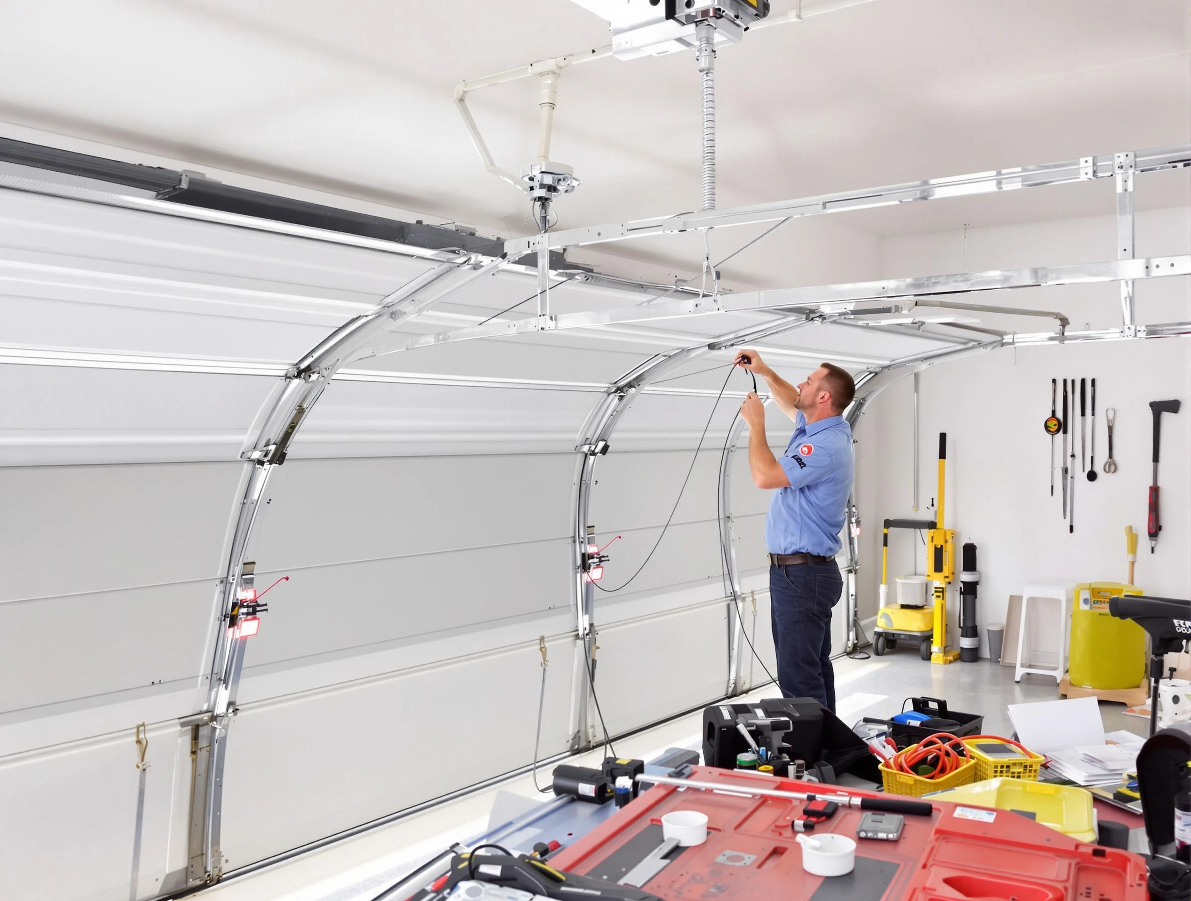 Garage door cable repair service by Hiram Garage Door Repair in Hiram