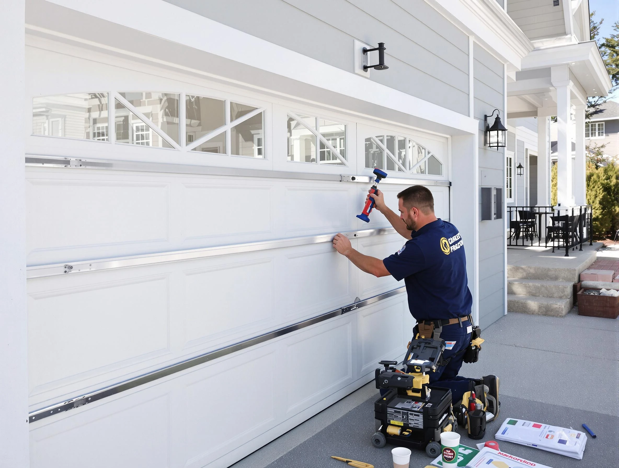 Professional garage door installation by Hiram Garage Door Repair in Hiram