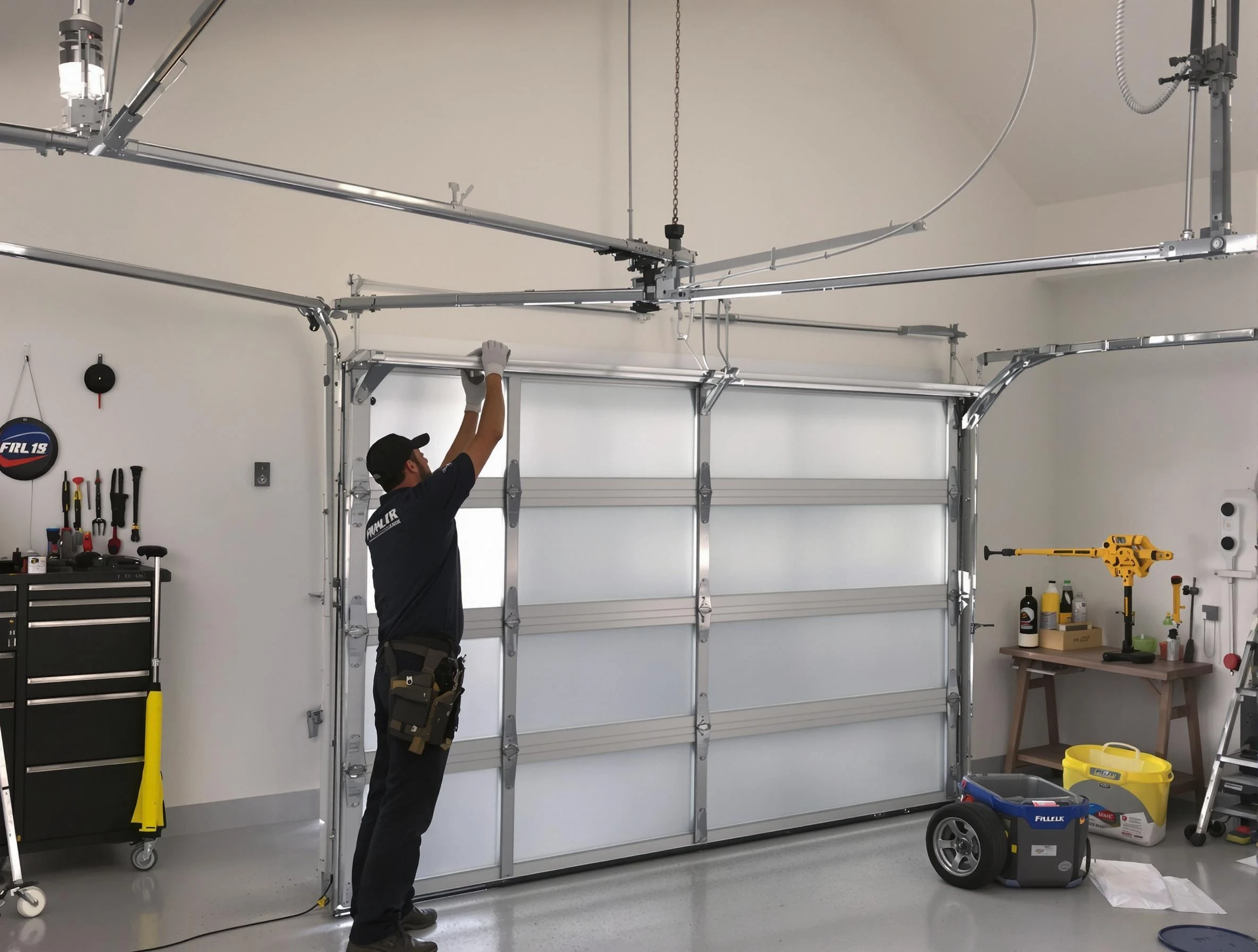 Hiram Garage Door Repair certified team performing precision garage door installation in Hiram