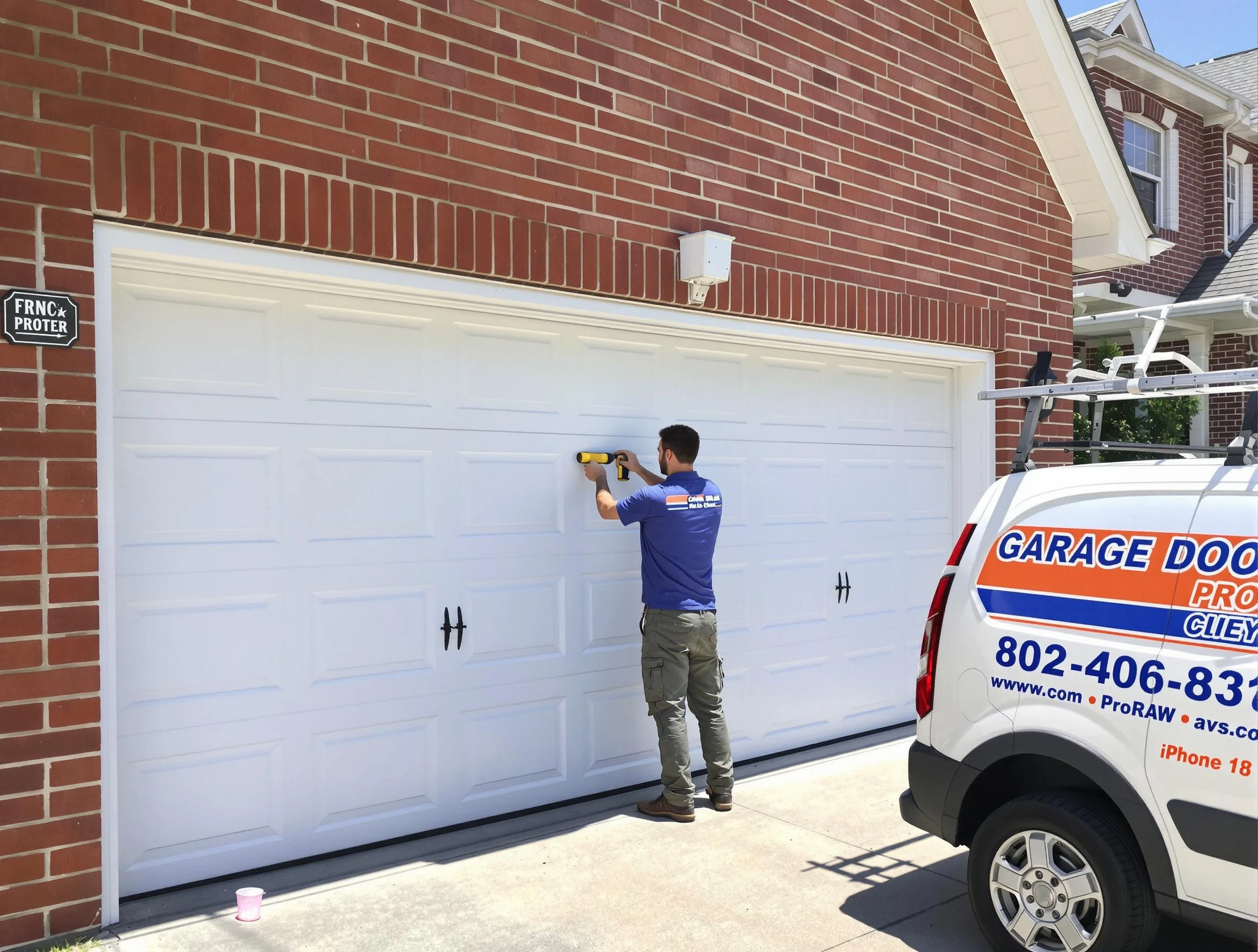 Local garage door repair service by Hiram Garage Door Repair in Hiram